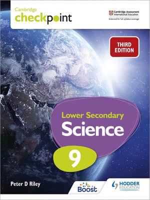 cover image of Cambridge Checkpoint Lower Secondary Science Student's Book 9